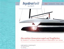 Tablet Screenshot of hydrofoil.enzmann.net